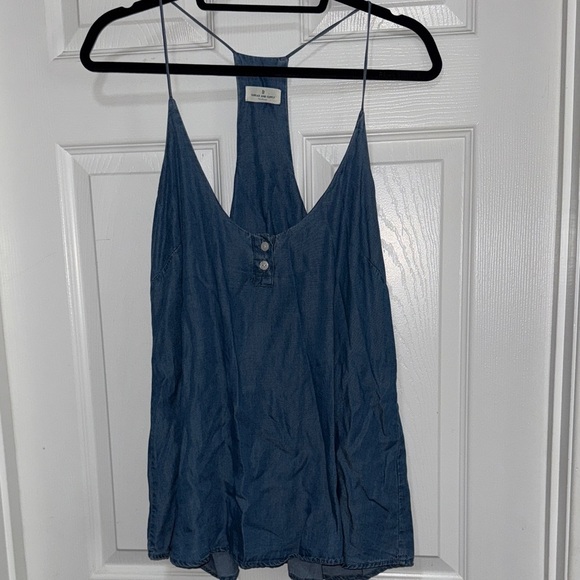 Thread & Supply Denim Blue Tank Top - Picture 1 of 3